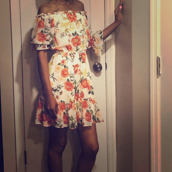 Floral Print Dress - Picture 1 of 5